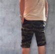 画像9: CUSHMAN（クッシュマン）ＭＩＮＩ　ＰＩＬＥ　ＳＷＥＡＴ　ＳＨＯＲＴＳ　スウェットショートパンツ　タイガーカモ (9)