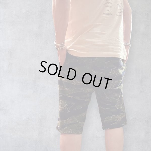 画像9: CUSHMAN（クッシュマン）ＭＩＮＩ　ＰＩＬＥ　ＳＷＥＡＴ　ＳＨＯＲＴＳ　スウェットショートパンツ　タイガーカモ (9)