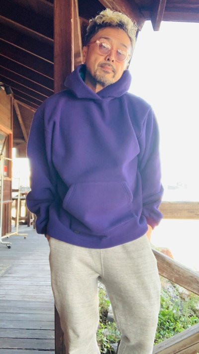 画像2: GYPSY & SONS ジプシーアンドサンズ　COLOR FLEECE PARKA  PURPLE