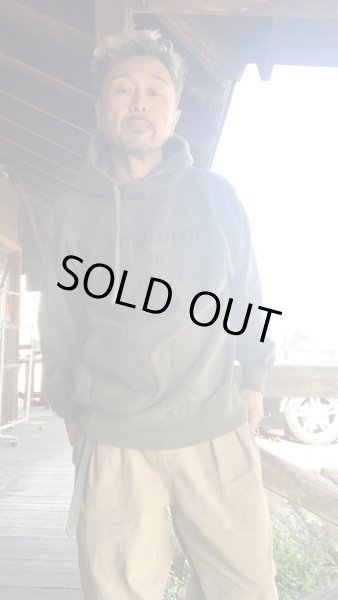 画像8: GYPSY & SONS ジプシーアンドサンズ 80 SWEAT PARKA PTstencil  KHAKI (8)