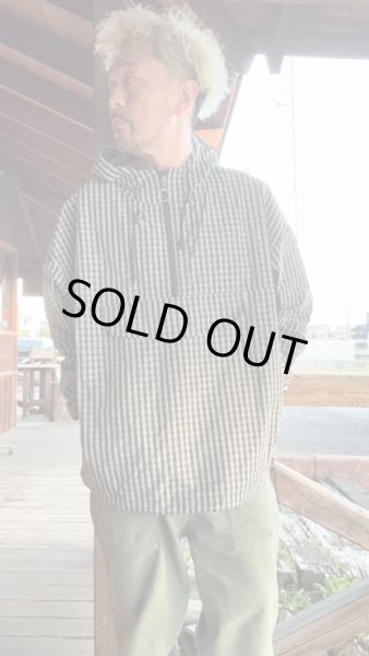 画像9: GYPSY&SONS ESTEL CHECK DEW PARKA BLACK ブラック (9)