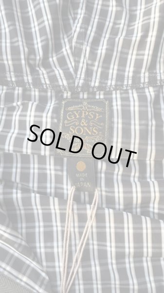 画像4: GYPSY&SONS ESTEL CHECK DEW PARKA BLACK ブラック (4)