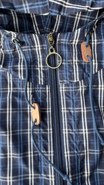 画像3: GYPSY&SONS ESTEL CHECK DEW PARKA NAVY (3)