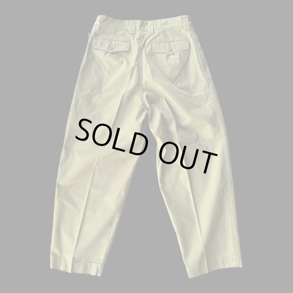 画像2: GYPSY＆SONS　N52 FRENCH CHINO　　　OLIVE GREEN　　KHAKI (2)