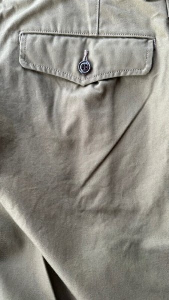 画像7: GYPSY&SONS N52 FRENCH CHINO   OLIVE GREEN  KHAKI (7)