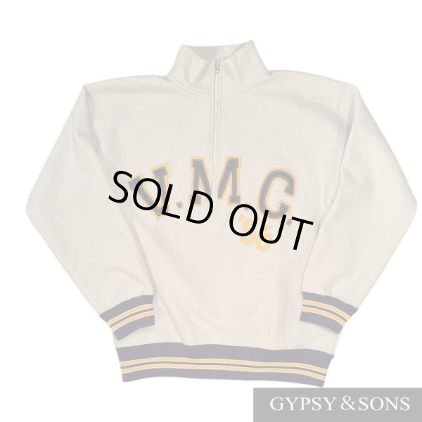 画像1: GYPSY&SONS CHEER HALF JERSEY   IVORY アイボリー (1)