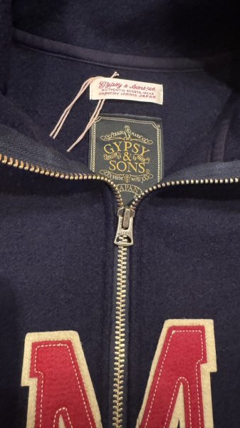画像5: GYPSY&SONS CHEER HALF JERSEY   NAVY ネイビー (5)