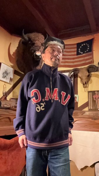 画像8: GYPSY&SONS CHEER HALF JERSEY   NAVY ネイビー (8)
