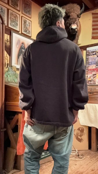 画像10: GYPSY&SONS 80 HIMALAYA HOODIE BLACK ブラック (10)