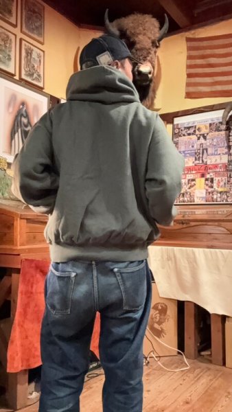 画像8: GYPSY & SONS ジプシーアンドサンズ 80 SWEAT HOODIE SAGE-GREEN (8)