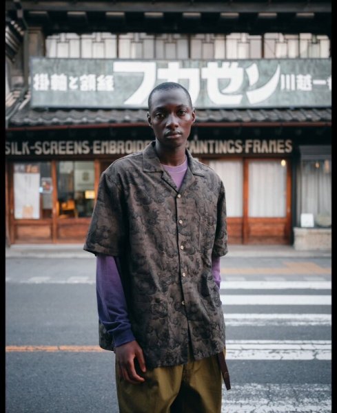 画像6: GYPSY＆SONS　HUNDRED TIGER SHIRTS  OLIVE GREEN (6)