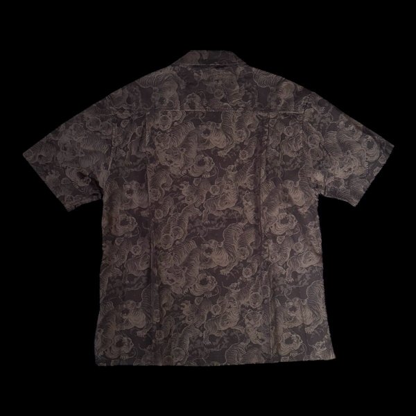 画像2: GYPSY＆SONS　HUNDRED TIGER SHIRTS  OLIVE GREEN (2)