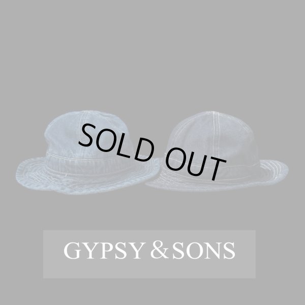 画像1: GYPSY & SONS ジプシーアンドサンズ　DENIM M34 Utility HAT (1)
