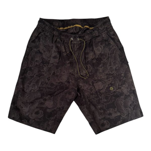 画像2: GYPSY＆SONS　HUNDRED TIGER SHORTS  OLIVE GREEN　　BLACK (2)