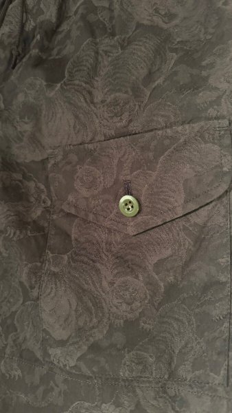 画像11: GYPSY＆SONS　HUNDRED TIGER SHORTS  OLIVE GREEN　　BLACK (11)