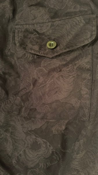 画像12: GYPSY＆SONS　HUNDRED TIGER SHORTS  OLIVE GREEN　　BLACK (12)