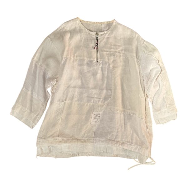 画像2: GYPSY&SONS SMOCK GRANGE CREW  OFF  BEIGE  BLACK (2)
