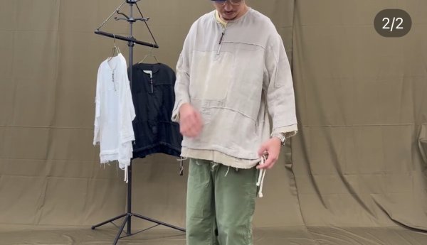 画像18: GYPSY&SONS SMOCK GRANGE CREW  OFF  BEIGE  BLACK (18)