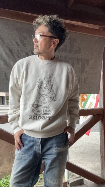 画像2: GYPSY & SONS ジプシーアンドサンズ　８０SWEAT　V CREW EPISODE  GRAY/IVO/CHAR