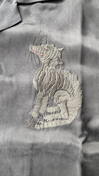 画像5: GYPSY＆SONS　M.O.G.ENBROID SUKA SHIRTS  CHARCOAL/BLACK (5)