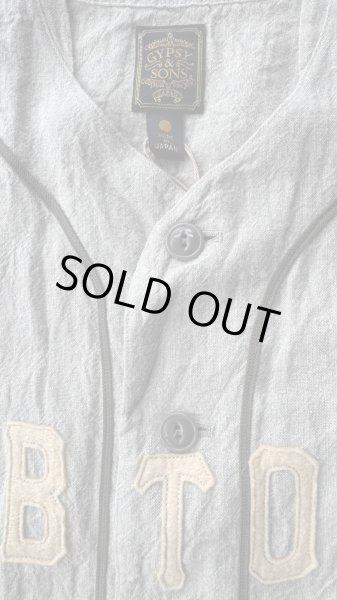 画像4: GYPSY＆SONS　O.T.BASE BALL SHIRTS　GRAY (4)