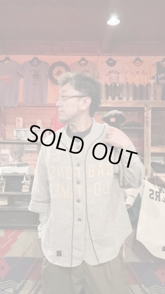 画像8: GYPSY＆SONS　O.T.BASE BALL SHIRTS　GRAY (8)