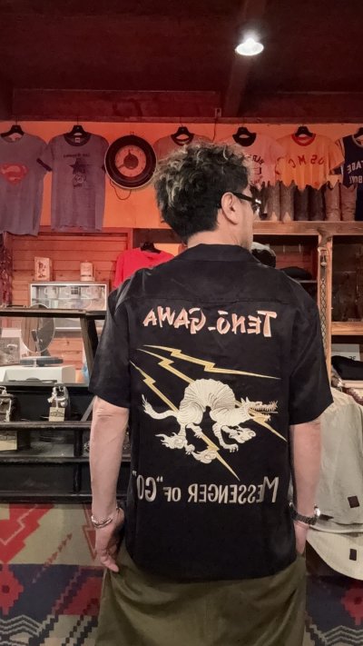 画像1: GYPSY＆SONS　M.O.G.ENBROID SUKA SHIRTS  BLACK/WHITE