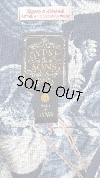画像4: GYPSY＆SONS　INDIGO　HUNDRED TIGER SHIRTS   (4)