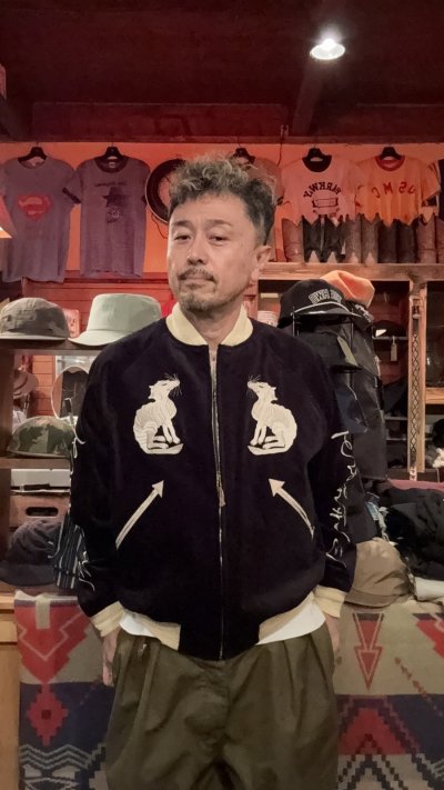 画像3: GYPSY & SONS ジプシーアンドサンズ M.O.GOD SUKA JK(velveteen) BLACK/WHITE