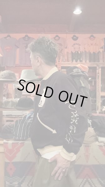 画像11: GYPSY & SONS ジプシーアンドサンズ　M.O.GOD SUKA JK(velveteen)   BLACK/WHITE (11)