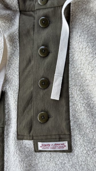 画像3: GYPSY & SONS ジプシーアンドサンズ HIMALAYA BOA ANORAK  IVORY (3)