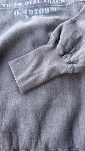 画像12: GYPSY & SONS ジプシーアンドサンズ 80 DERBY STENCIL SWEAT  BL/IVO/CHAR (12)