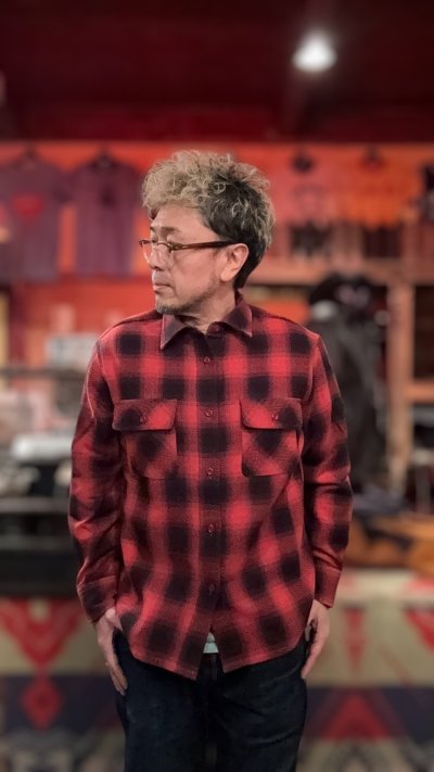 画像2: GYPSY＆SONS　OMBRE CHECK SHIRTS