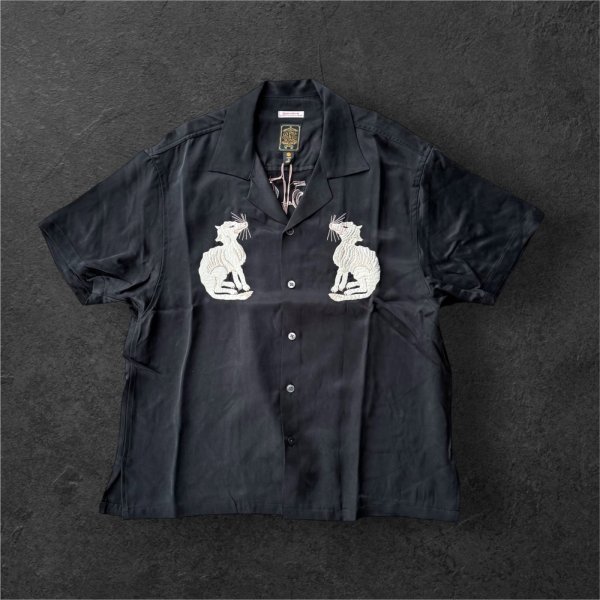 画像3: GYPSY＆SONS　M.O.G.ENBROID SUKA SHIRTS  BLACK/WHITE (3)