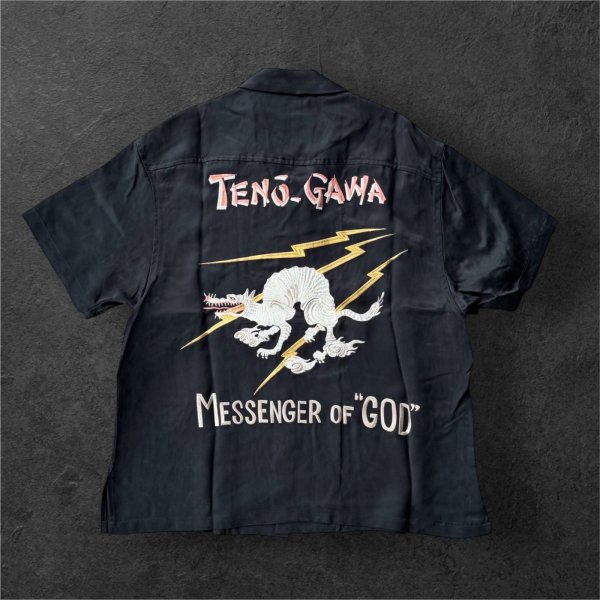 画像2: GYPSY＆SONS　M.O.G.ENBROID SUKA SHIRTS  BLACK/WHITE (2)