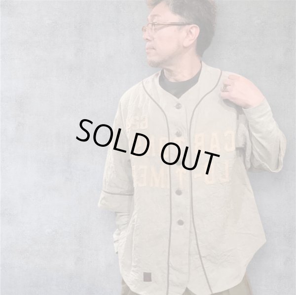 画像1: GYPSY＆SONS　O.T.BASE BALL SHIRTS　GRAY (1)