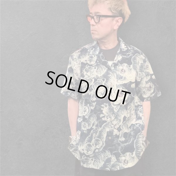 画像1: GYPSY＆SONS　INDIGO　HUNDRED TIGER SHIRTS   (1)