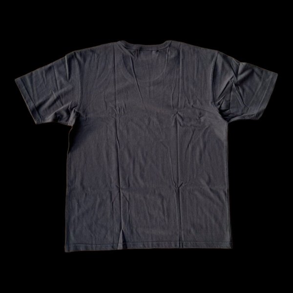 画像2: HIGHWAY NINE ハイウェイナイン U-NECK 20/TENJIKU S/S TEE BLACK ブラック (2)
