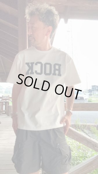 画像7: HIGHWAY NINE ハイウェイナイン  10/-TENJIKU ROUGH FIT S/S PRINT TEE (ROCK) WHITEホワイト (7)
