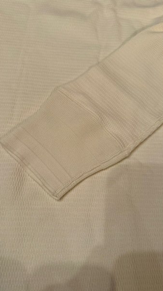 画像4: HIGHWAY NINE　ハイウェイナイン　U-NECK ハニカムサーマルL/S　Tee　NATURAL　ナチュラル (4)