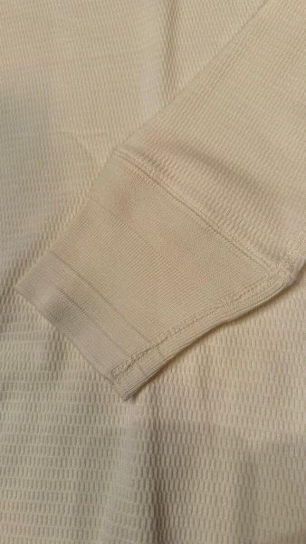 画像4: HIGHWAY NINE ハイウェイナイン C-NECK ハニカムサーマルL/S Tee NATURAL ナチュラル (4)