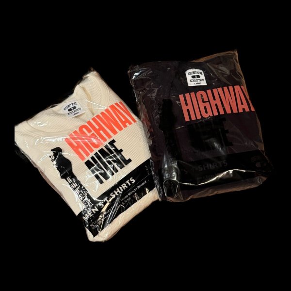 画像7: HIGHWAY NINE ハイウェイナイン U-NECK ハニカムサーマルL/S Tee BLACK ブラック (7)