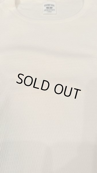 画像3: HIGHWAY NINE　ハイウェイナイン　C-NECK ハニカムサーマルL/S　Tee　NATURAL　ナチュラル (3)