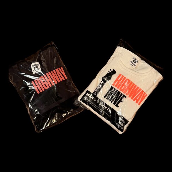 画像7: HIGHWAY NINE ハイウェイナイン C-NECK RIB L/S Tee BLACK ブラック (7)
