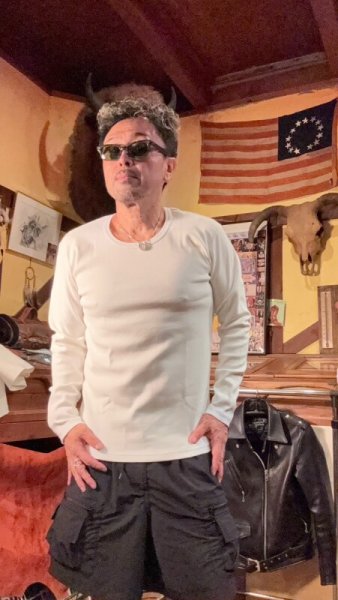 画像5: HIGHWAY NINE ハイウェイナイン U-NECK RIB L/S Tee WHITE (5)