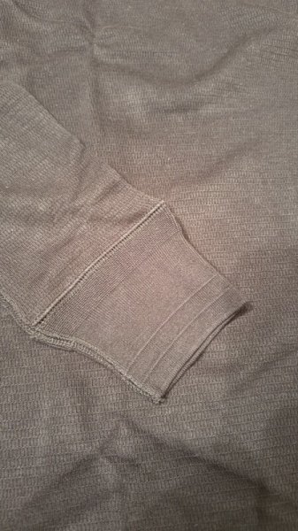 画像4: HIGHWAY NINE ハイウェイナイン C-NECK ハニカムサーマルL/S Tee BLACK ブラック (4)