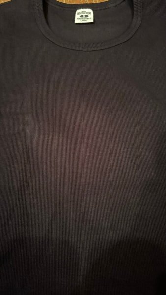 画像3: HIGHWAY NINE ハイウェイナイン U-NECK RIB L/S Tee BLACK ブラック (3)