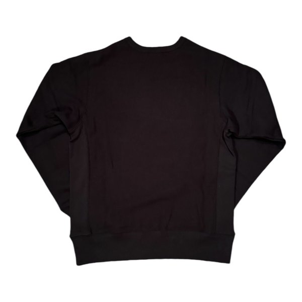 画像2: HIGHWAY NINE ハイウェイナイン 9oz 裏起毛 CREW BLACK (2)