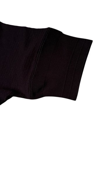 画像4: HIGHWAY NINE ハイウェイナイン HENRY-NECK ハニカムサーマルS/S Tee BLACK ブラック (4)
