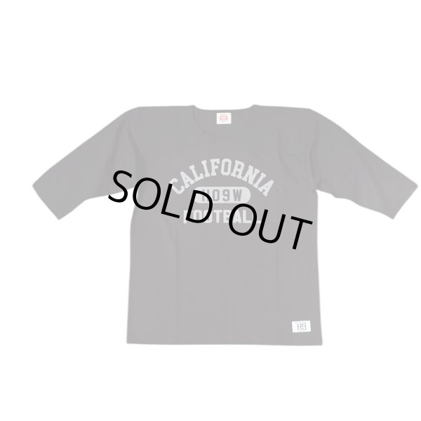 画像6: HIGHWAY NINE　ハイウェイナイン　 10/-TENJIKU ROUGH FIT FOOT BALL PRINT TEE　CALIFORNIA　WHITEホワイト/BLACKブラック (6)
